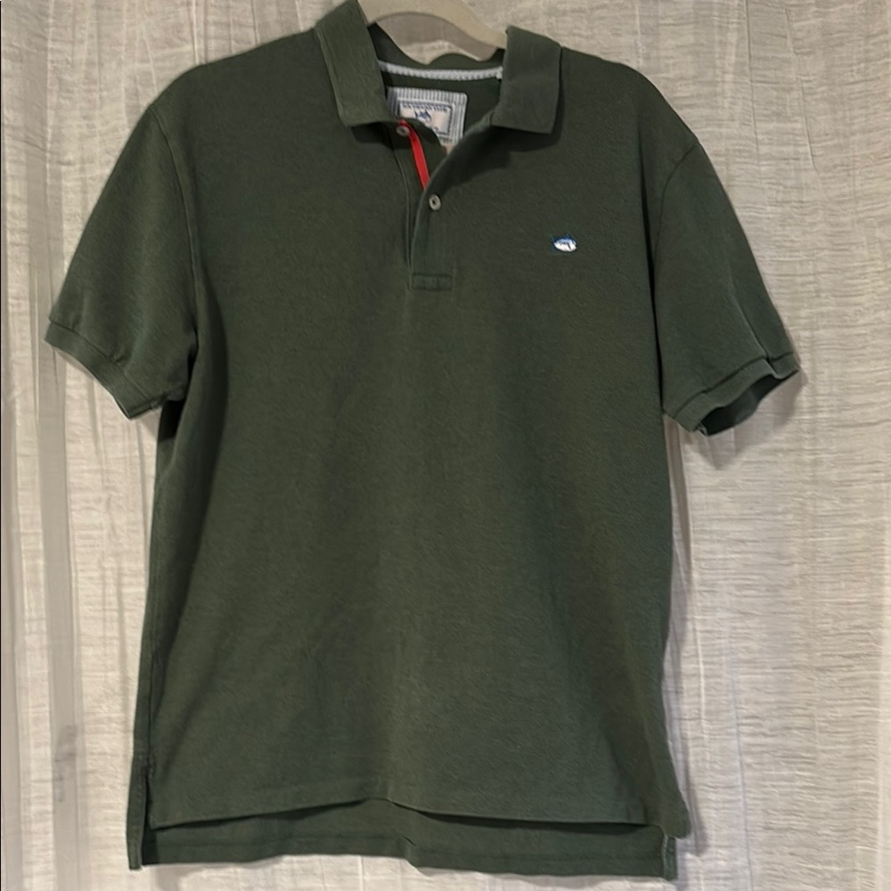Southern Tide Green Polo Shirt